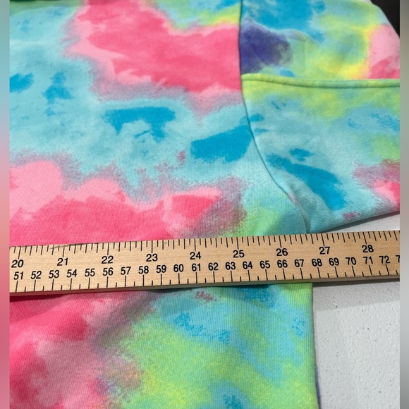 Nike Get Fit Women's French Terry Tie-Dye Oversized Crop Hoodie XL - Picture 5 of 10